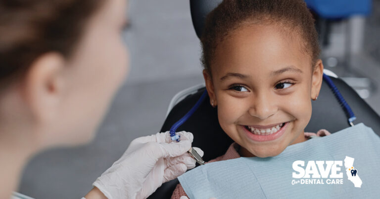 Logo at bottom-right reads: Save Our Dental Care coalition