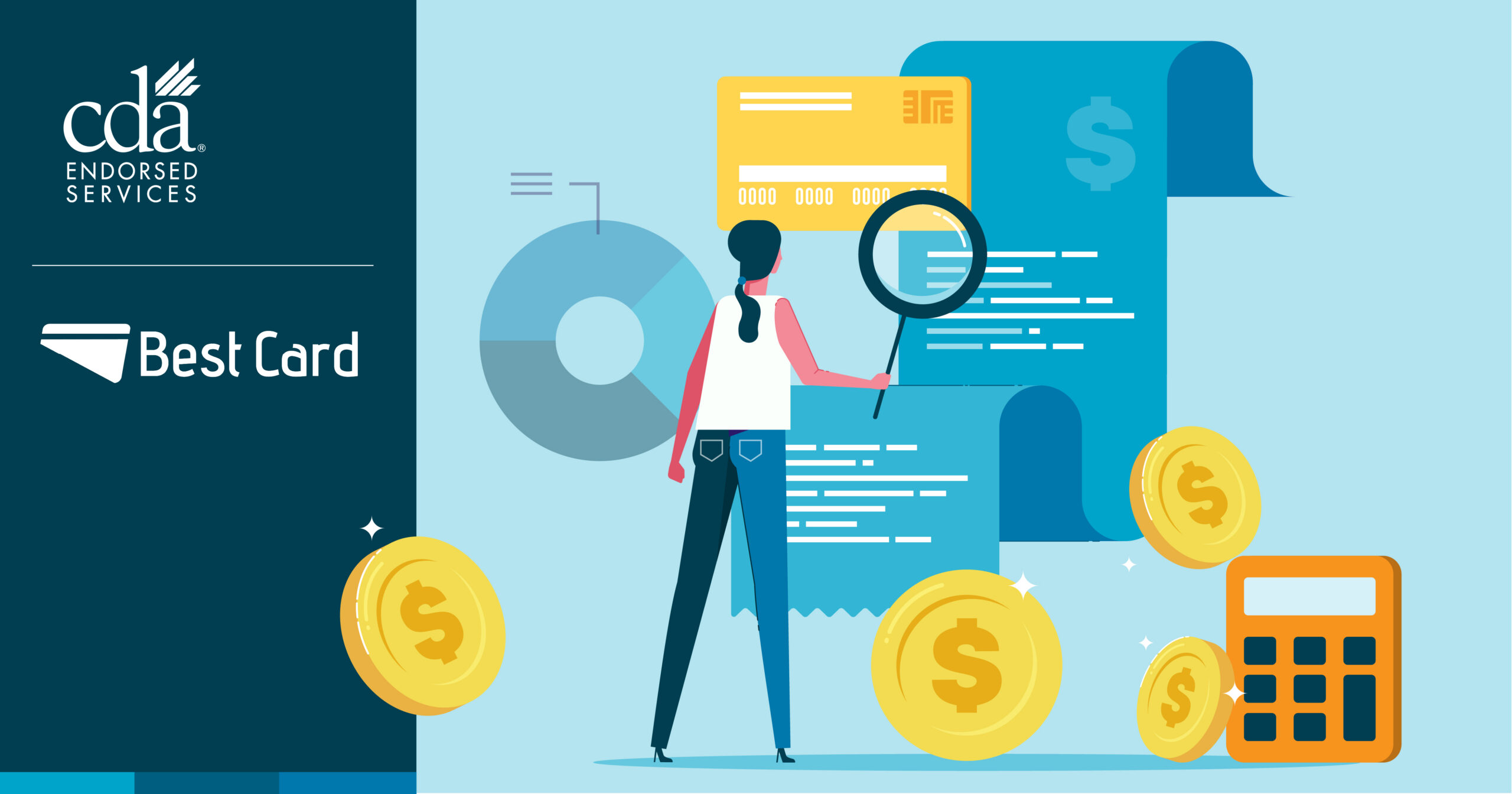 CDA Endorsed Services and Best Card logos