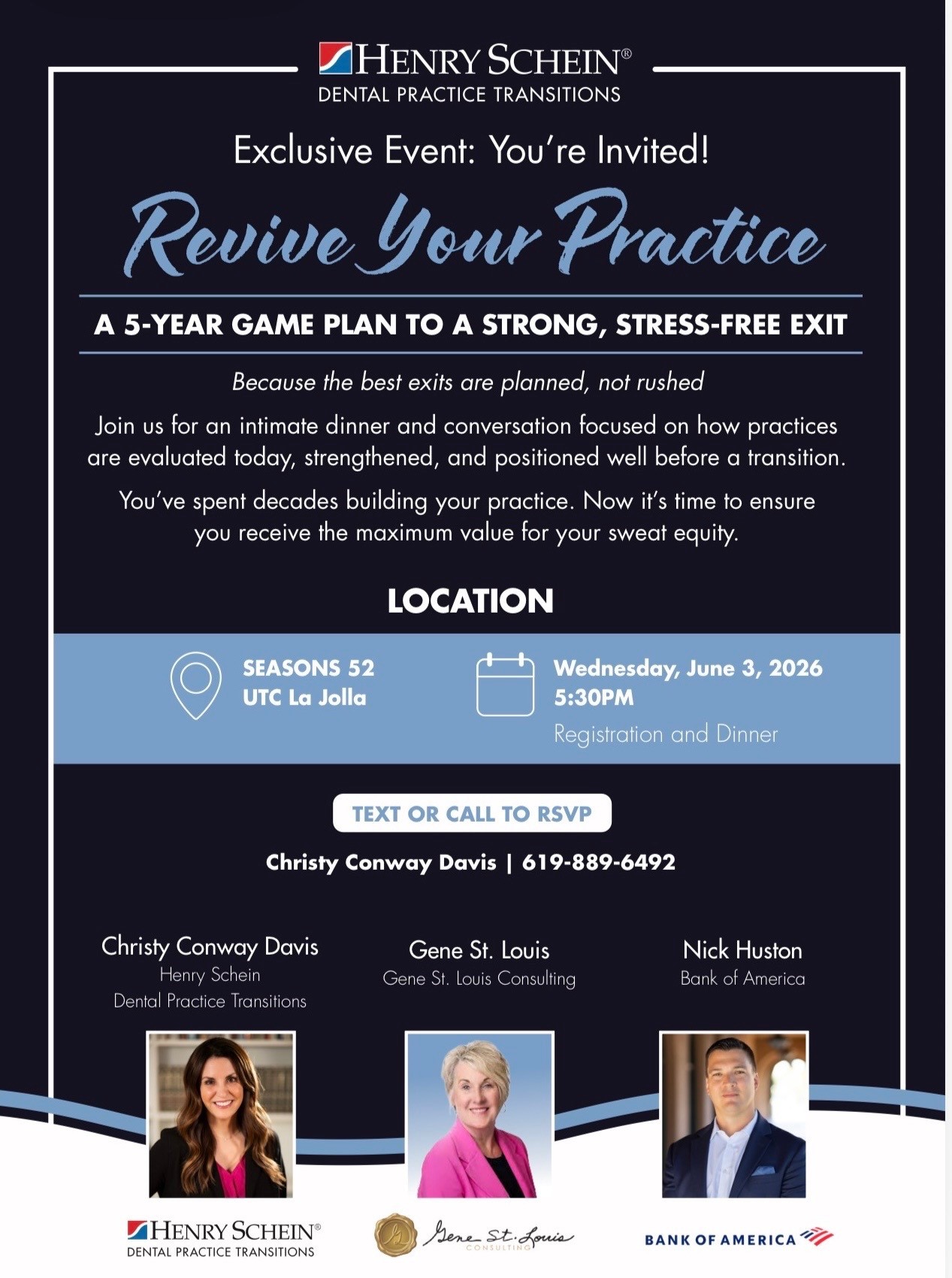 Event flyer Revive Your Practice event flyer